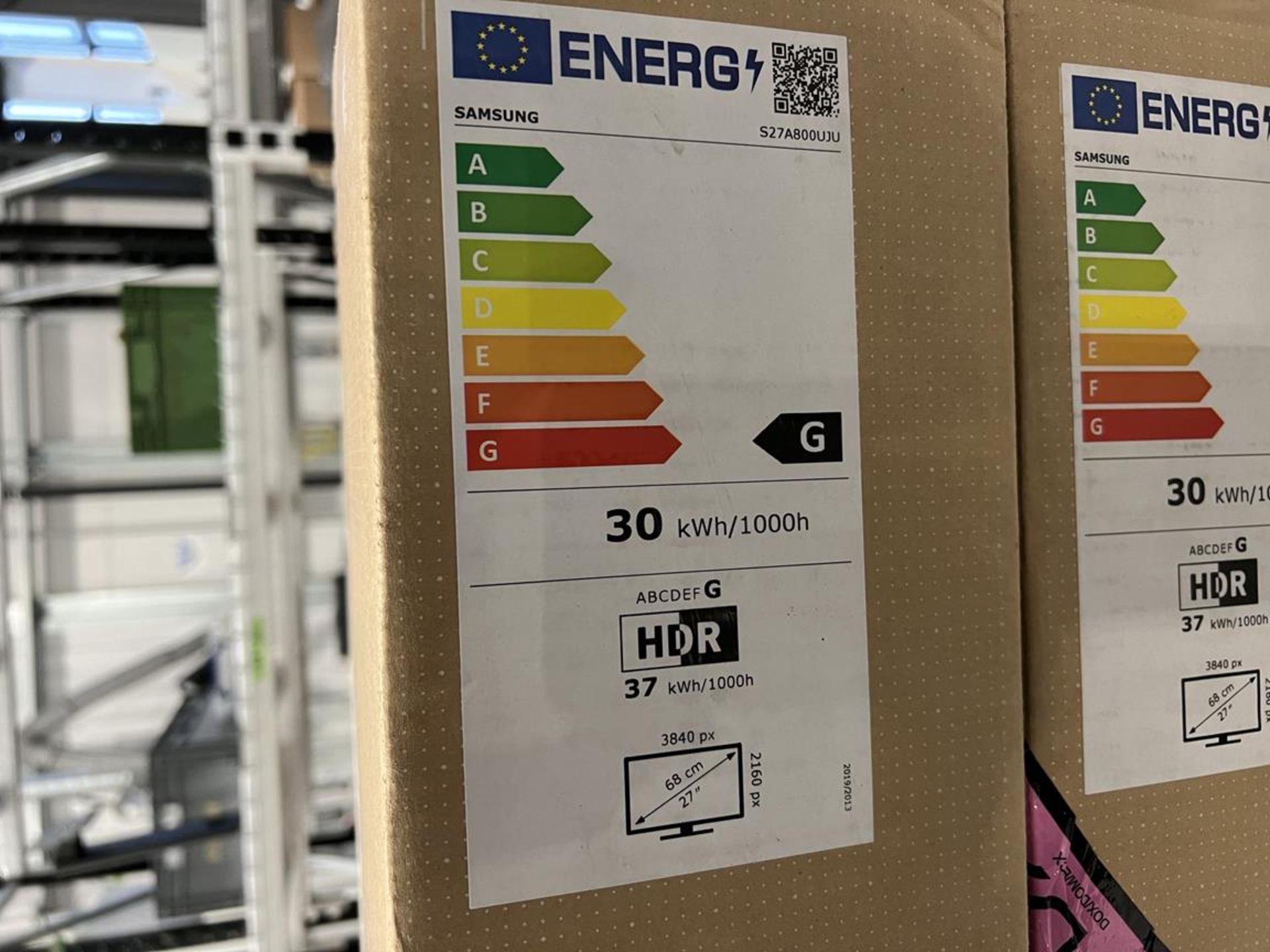 7x (no.) Samsung, S8 27" UHB monitor - Image 4 of 5