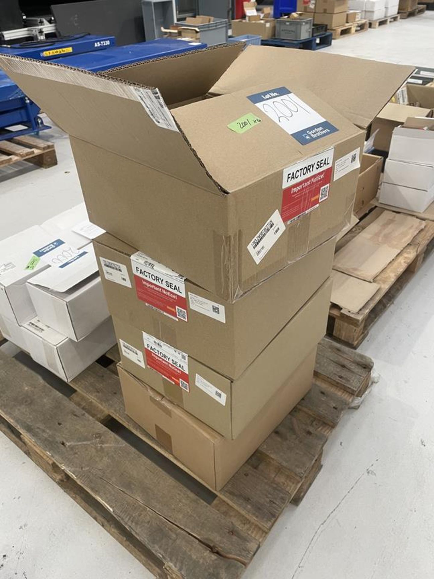 4x (no.) boxes Allen-Bradley, Armorstratix 5700 ethernet managed switches, Cat. No. 1783-ZMS8T8E2TGN