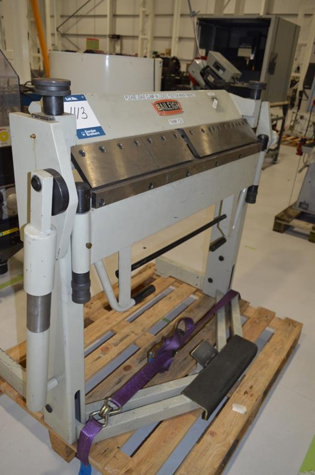 Baileigh, BB-4012F manual folder 1000mm wide, Serial No. UK5459011 (DOM: 2017) - Image 2 of 5