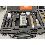 Elcometer coating thickness guage test kit with 355:F1 standard probe, Serial no. XA00955