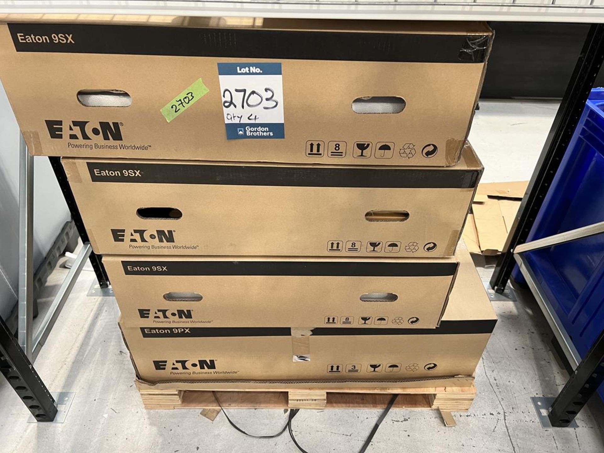 3x (no.) Eaton 9SX UPS units and 1x (no.) 9PX