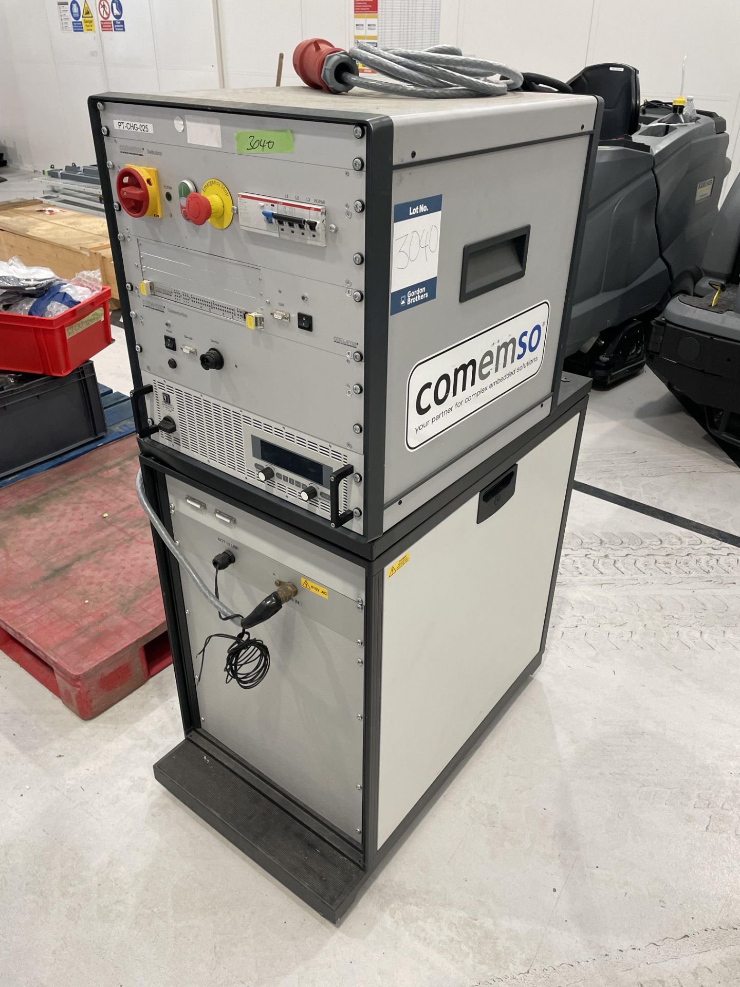 Comemso, connection and switch box with 3x (no.) PSUs