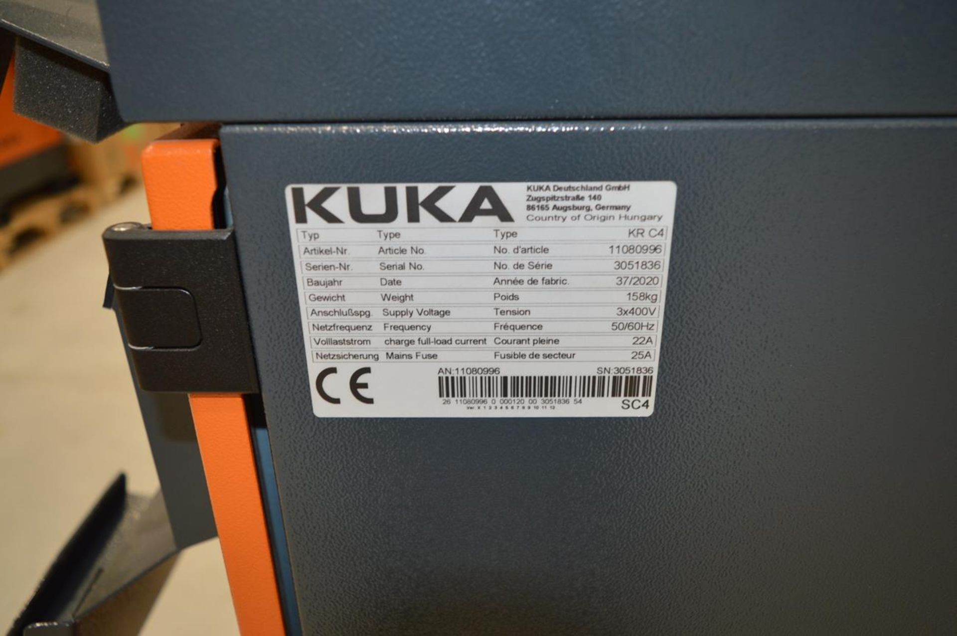 Kuka, KRC4 controller, Serial No. 3051836 (DOM: 2020) - Bild 2 aus 2