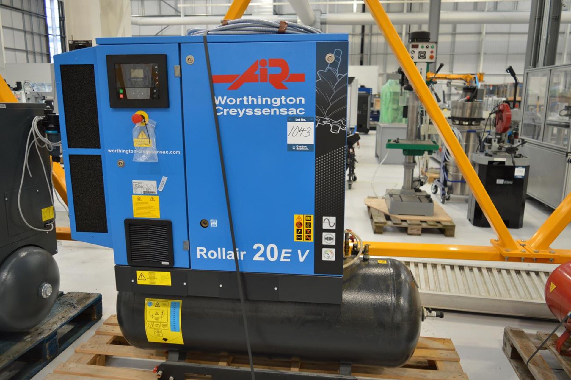 Worthington Creyssensac 20EV Rollair compressor, Serial No. IJT432553 (DOM: 2020