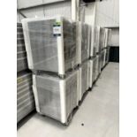 14x (no.) Fami, metal multi-tier storage trolley