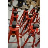 6x (no.) Sealey, AS10H 10T axle stands