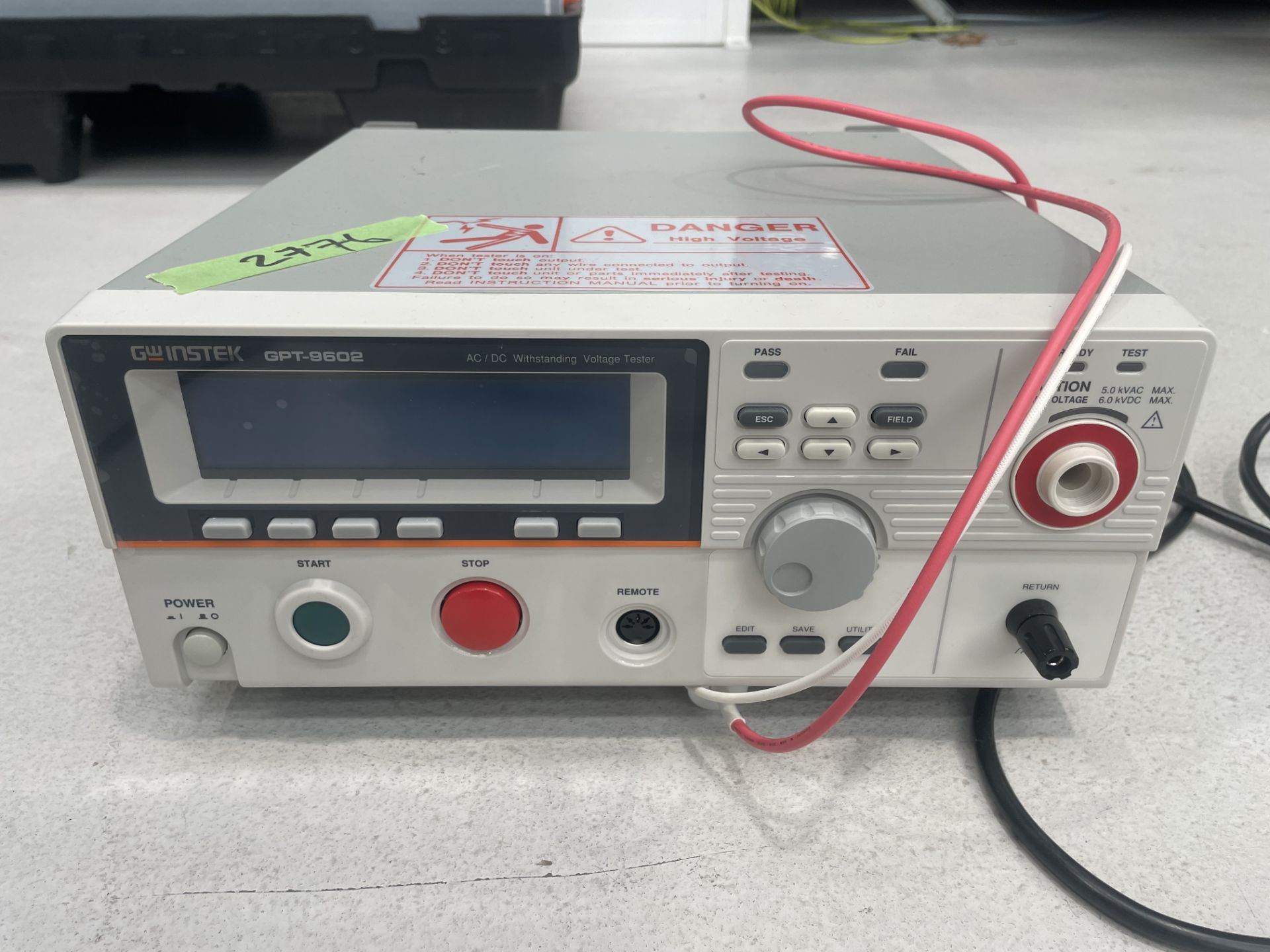 GW Instek GPTR-9602 AC/DC withstanding voltage tester