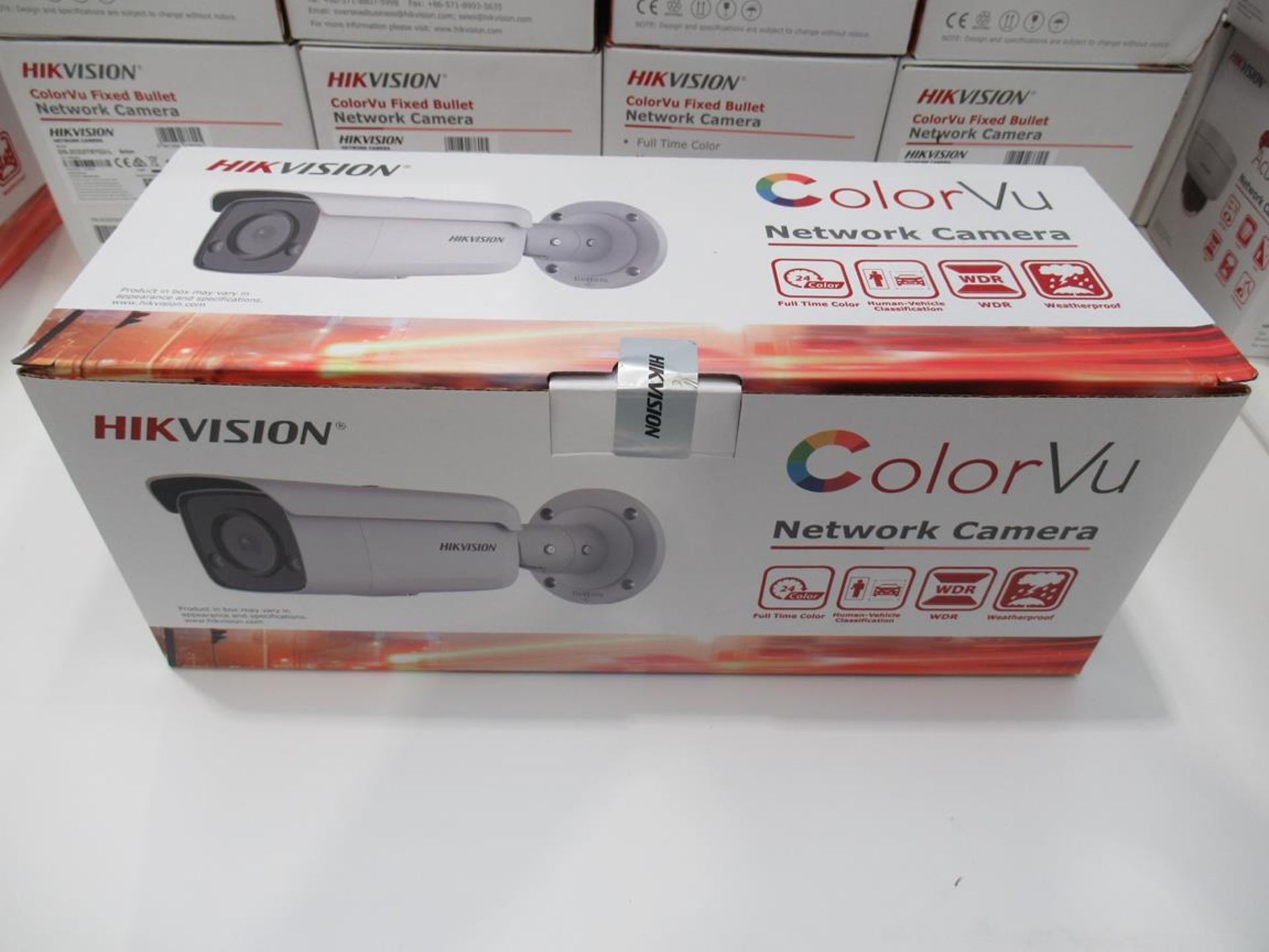 11x (no.) Hik Vision, Colorvu DS-2CD2T87G2-L (8MP) fixed bullet network cameras (boxed and unused)