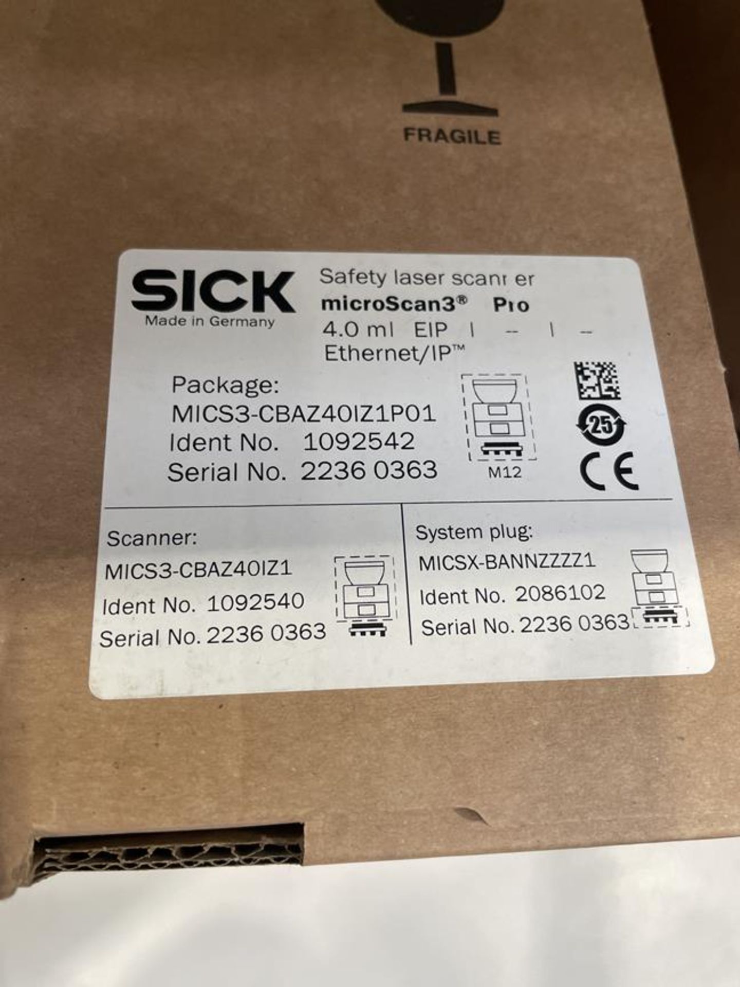 4x (no.) Sick, Microscan 3 Pro safety laser scanner (boxed and unused) - Image 2 of 2