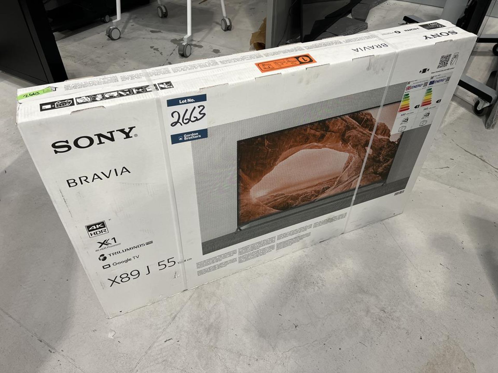 Sony, Bravia X89J 55" television (boxed and unused)