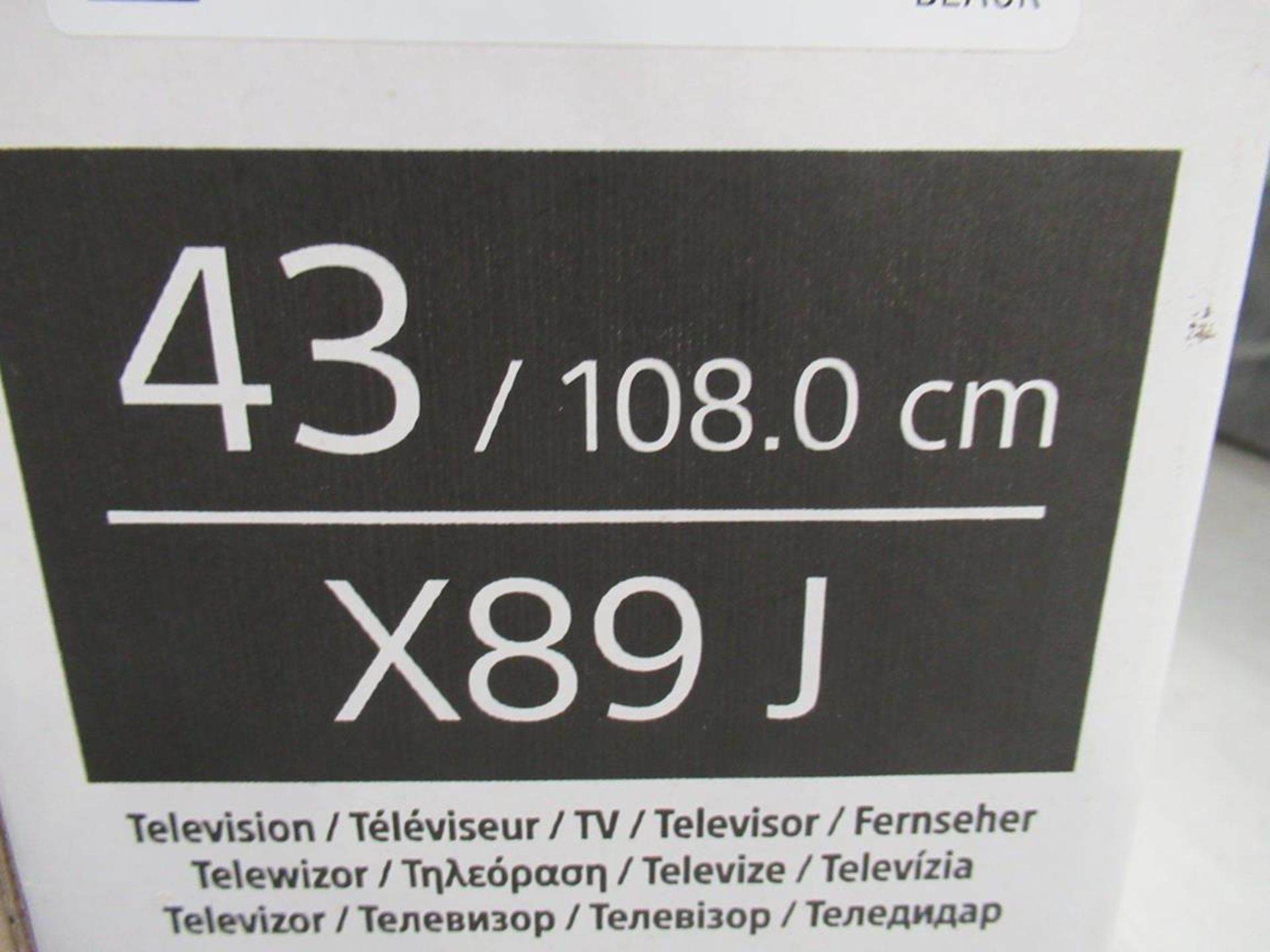 Sony, KD-43X89J 43" television (boxed) - Image 3 of 4