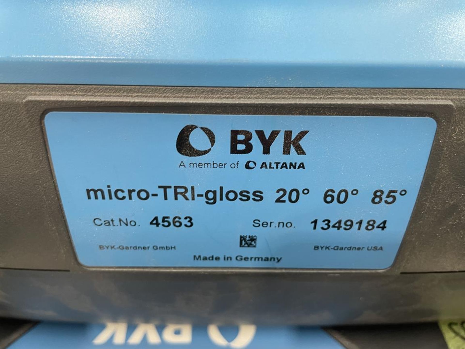 BYK, Micro-Tri-Gloss colour meter, Serial No. 1349184 - Image 4 of 4