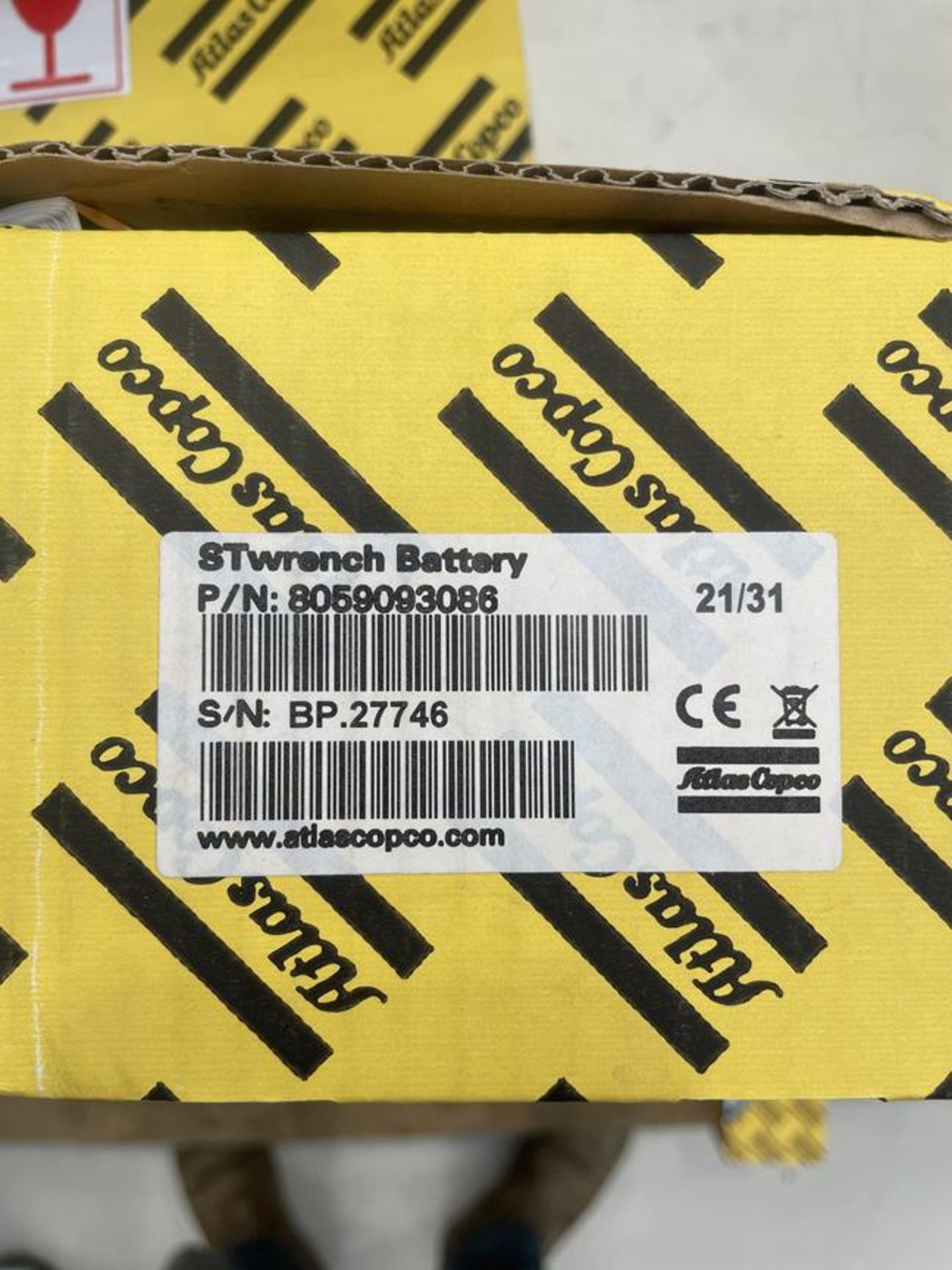 4x (no.) Atlas Copco, St wrench batteries, Part No. 8059093086 (boxed and unused) - Image 3 of 3