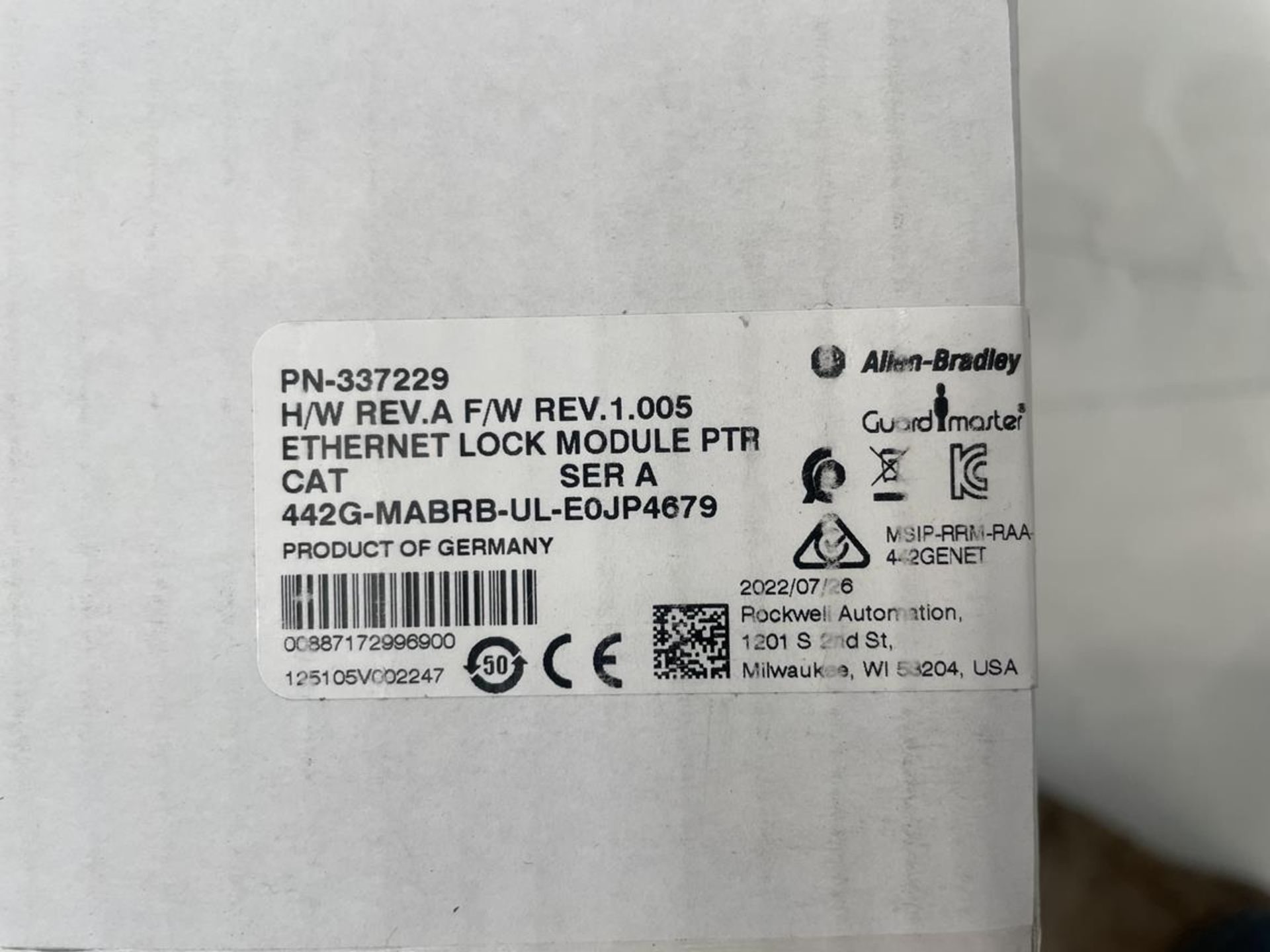 10x (no.) Allen-Bradley, ethernet lock modules, Part No. 337229 (boxed and unused) - Image 2 of 3
