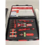 Wurth, hand riveter with tool box