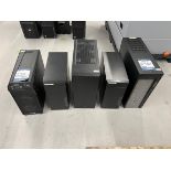 5x (no.) computer towers used for CAD (NO HDD and NO RAM)