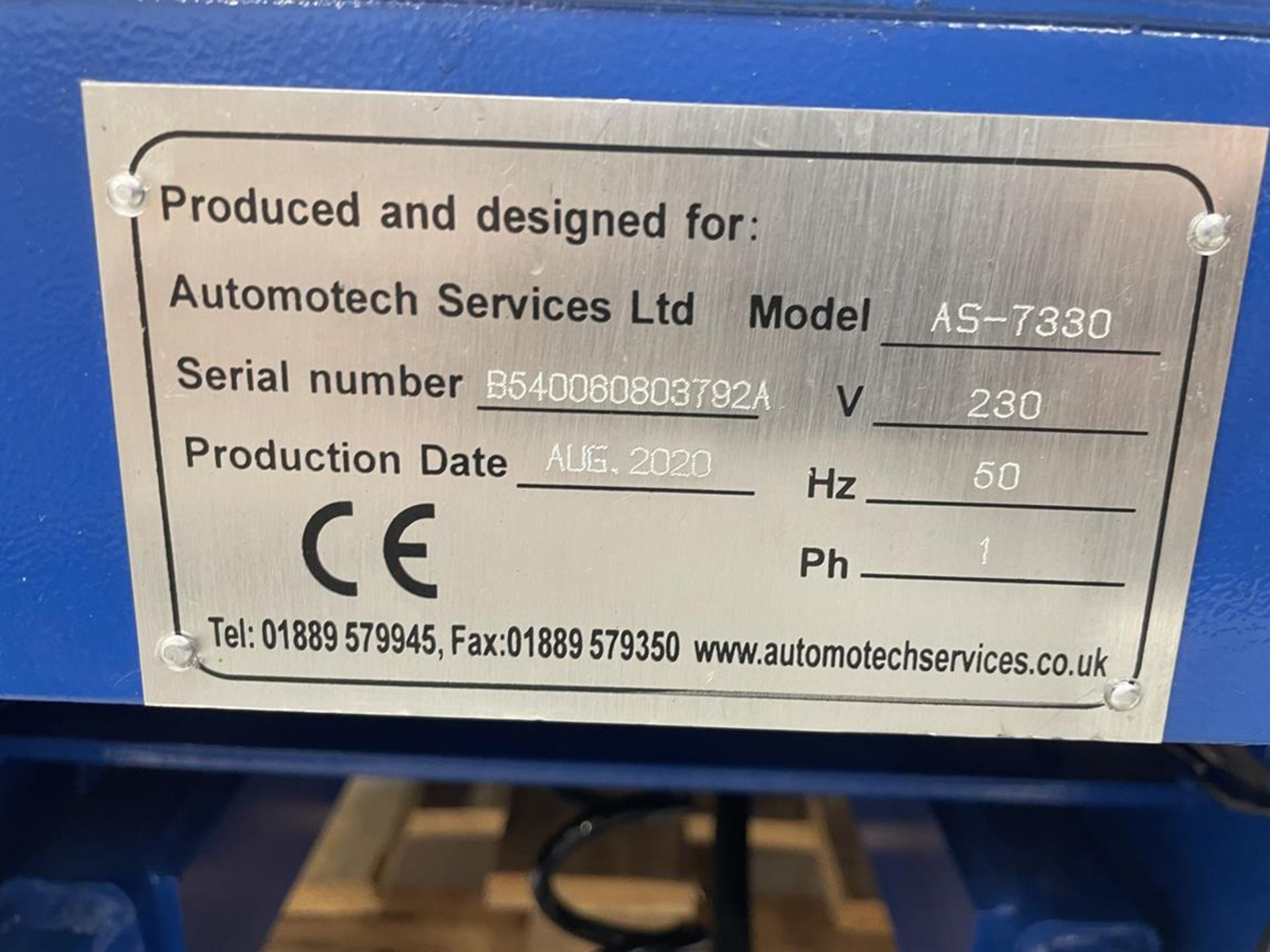 Altomotech AS-7330, hydraulic scissor lift table, approx. 1545x550mm, max capacity: 3000kg - Image 3 of 3