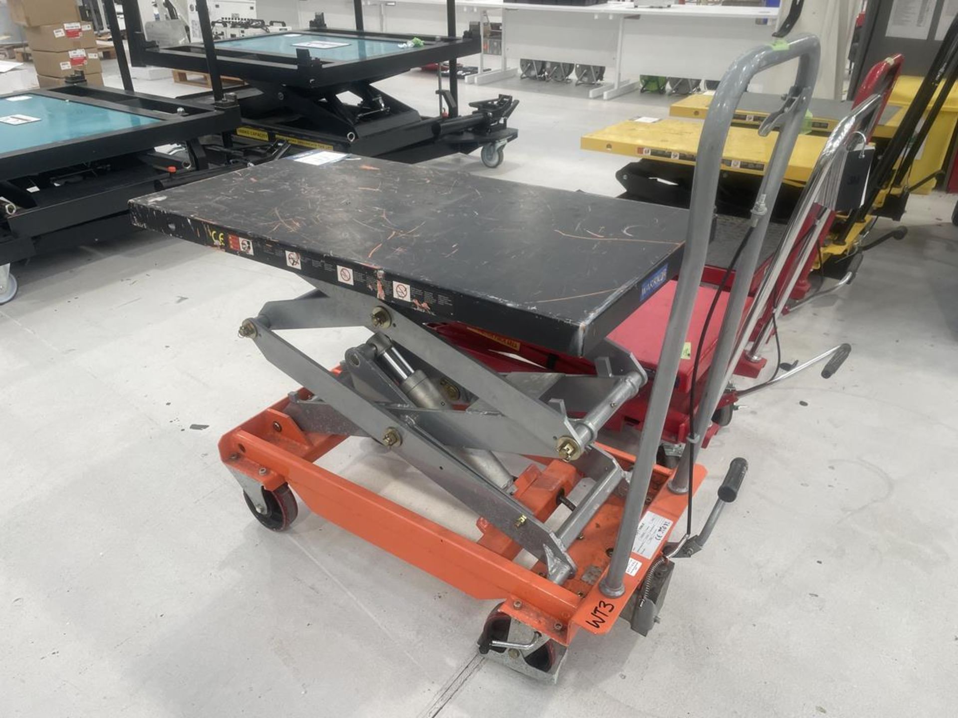 Warrior, WRBS80D hydraulic table lift, approx. 1000x520mm, max capacity: 800kg - Image 4 of 4