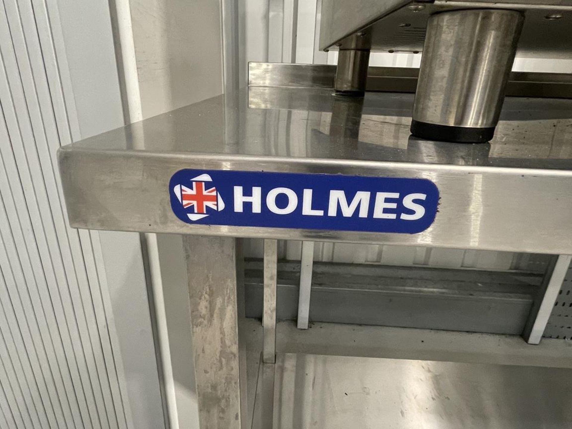 Holmes, stainless steel preparation table, 2100 x 700 x 900mm approx. - Image 2 of 2