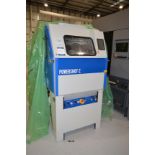 Clemco Dye Mansion Powershot C, rotating drum automated depowdering unit, Serial No. 21225 (DOM: 20