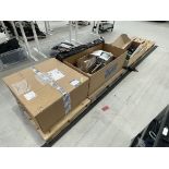 3x (no.) pallets Durr components, assorted cabling, eco pump and Schneider lexium BMP motor