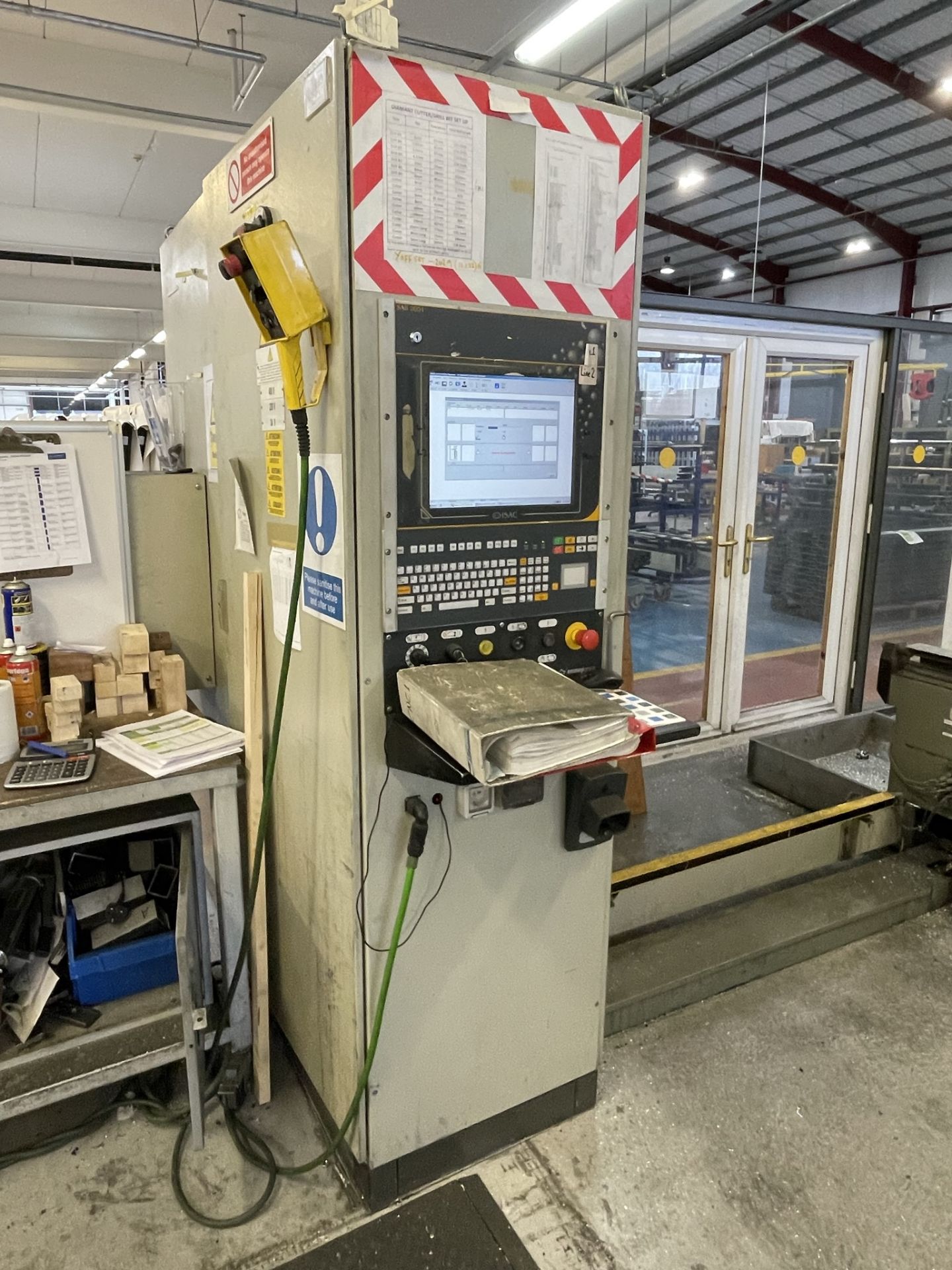 Emmegi, Diamant single spindle CNC profile machining centre, Serial No. M276451 (DOM: 2005) with - Bild 6 aus 9