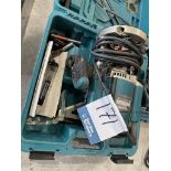 Makita, RP2301FC plunge router, precision gauge and case