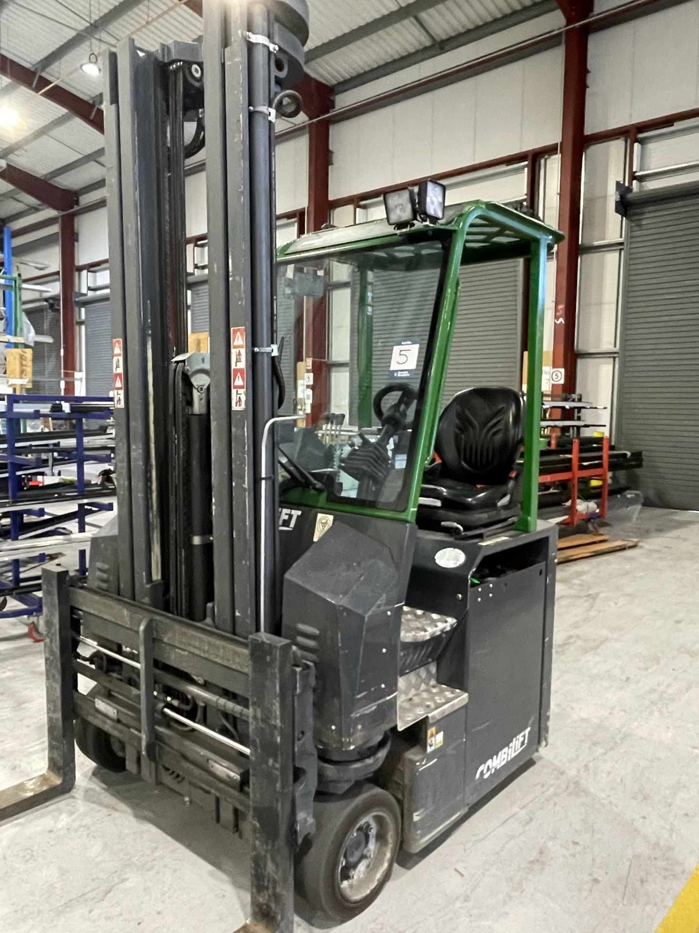 Combilift, CBE3000 electric multi-directional three wheel forklift truck, Serial No. 53222 (DOM: