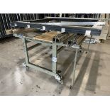 Mobile/expandable window frame fabrication bench, 2000 x 1400mm approx. (excluding contents)