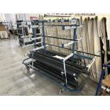 Metal framed, five tier double sided transporter frame, 1900 x 900 x 1550mm approx. (excluding