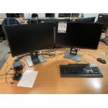 8x (no.) Dell, monitors with 2x (no.) HP, Thunderbolt docks and 2x (no.) ThinkPad docking stations