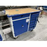 Mobile drawer and cabinet unit, 1000 x 600 x 900mm approx.