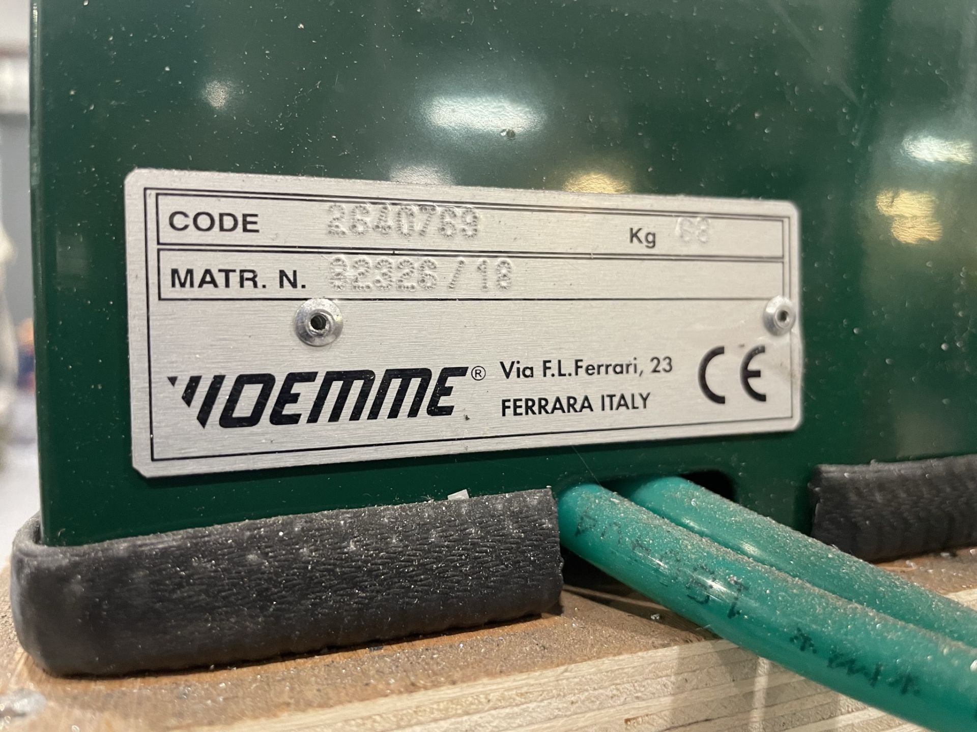 Demme, TIK-701-00/2640768 pneumatic press, Serial No. 82326/18 - Image 4 of 4