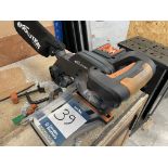Evolution, R185 cordless mitre cut off saw (missing battery/charger)