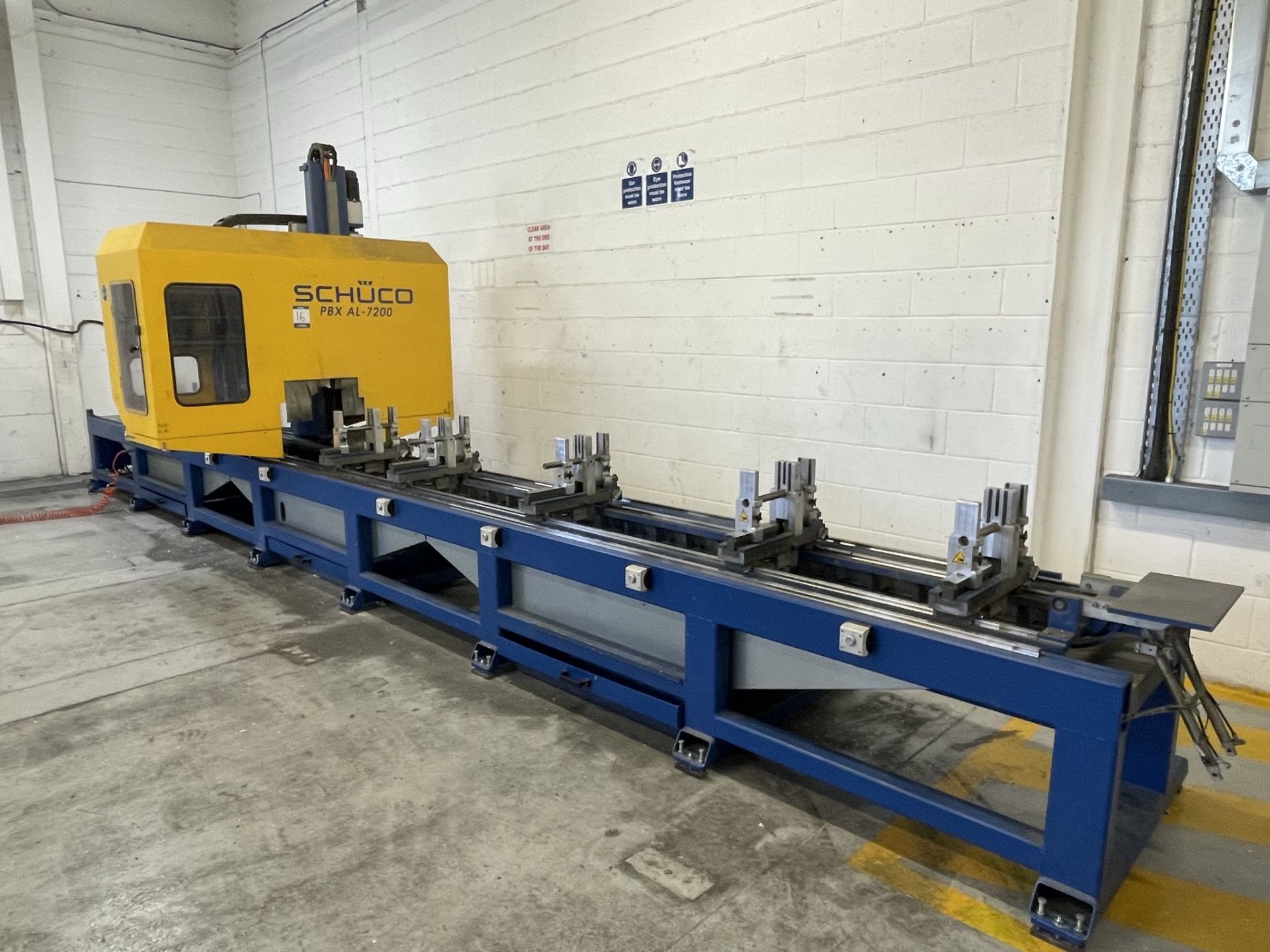 Schuco, PBX AL-7200 single spindle CNC profile machine centre, Serial No. 280863 (DOM: 2008) with