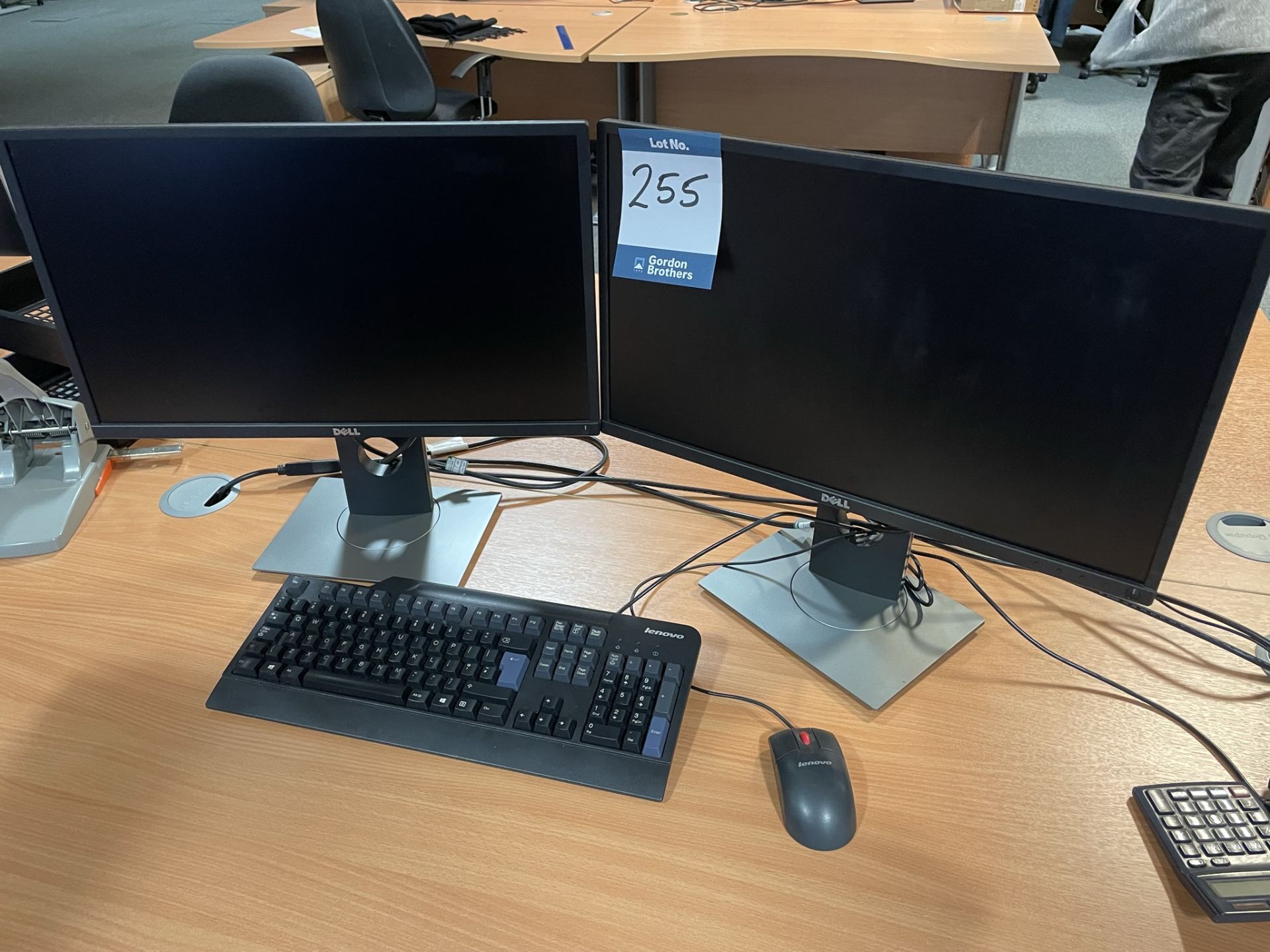 6x (no.) Dell, monitors and a Lenovo monitor