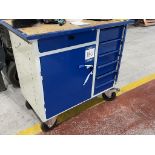 Mobile drawer and cabinet unit, 1000 x 600 x 900mm approx.