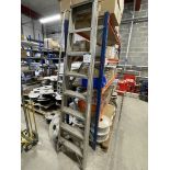 Aluminium eight tread step ladder