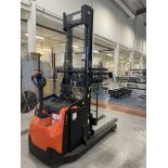 Toyota, SWE120XR/BT STAX10 electric pedestrian controlled stacking truck, max. lift 4100mm, max.