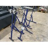 6x (no.) tripod roller stands, as lotted