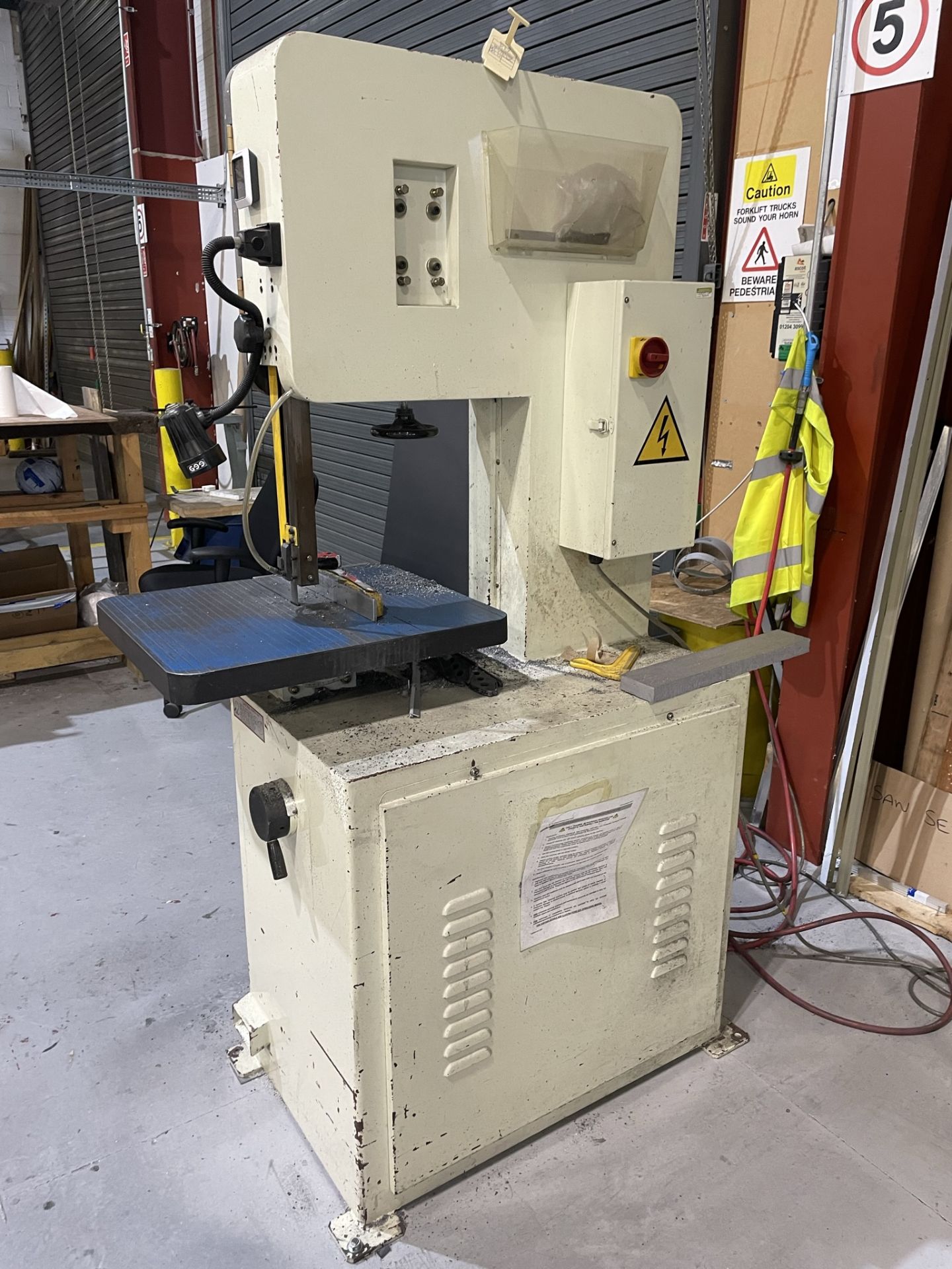 Ajax, vertical bandsaw, 40mm throat - Bild 2 aus 4