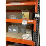 5x (no.) bays three and four tier boltless metal pallet racking, each bay 2700 x 800 x 22500mm (