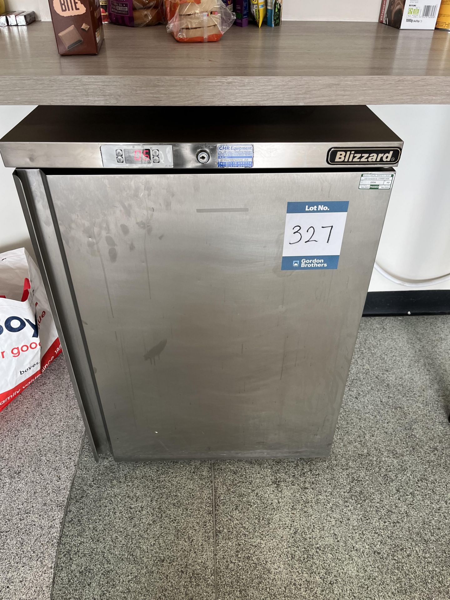 Blizzard, stainless steel commercial refrigerator