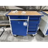 Mobile drawer and cabinet unit, 1000 x 600 x 900mm approx.