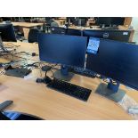 8x (no.) Dell, monitors with ThinkPad docking station and 2x (no.) HP, Thunderbolt docks