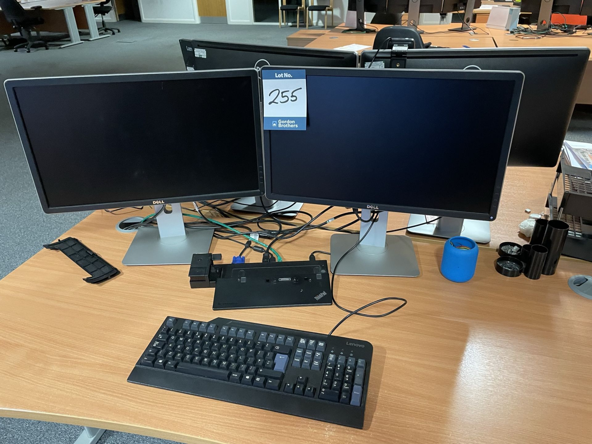 6x (no.) Dell, monitors and a Lenovo monitor - Bild 2 aus 3