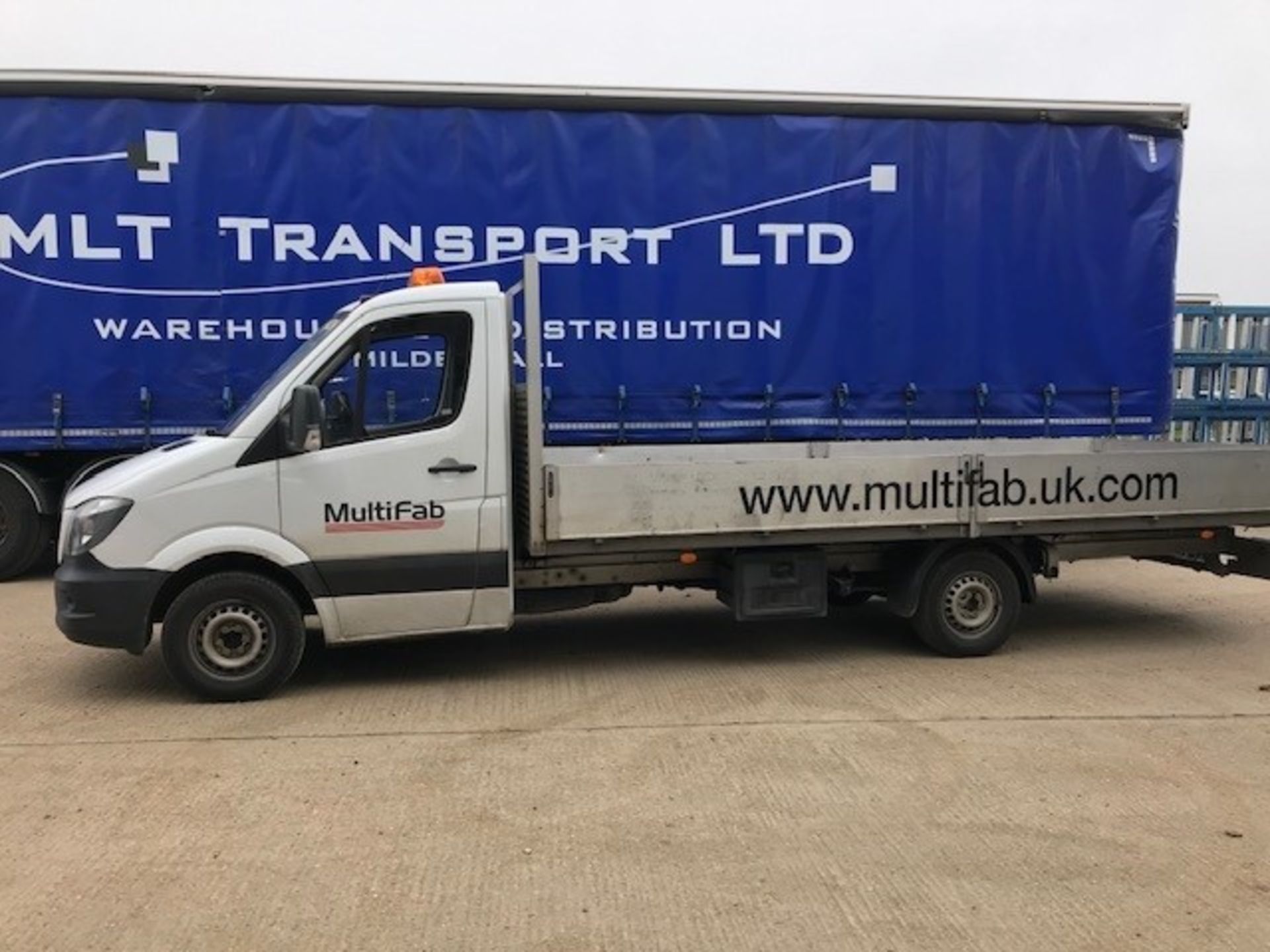 Mercedes Benz, Sprinter 314 Cdi medium wheel base diesel 2.1, 3.5T chassis cab fitted with aluminium - Image 6 of 6