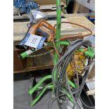 Metal gas bottle trolley and Ripack 3000-10 heat shrink gun