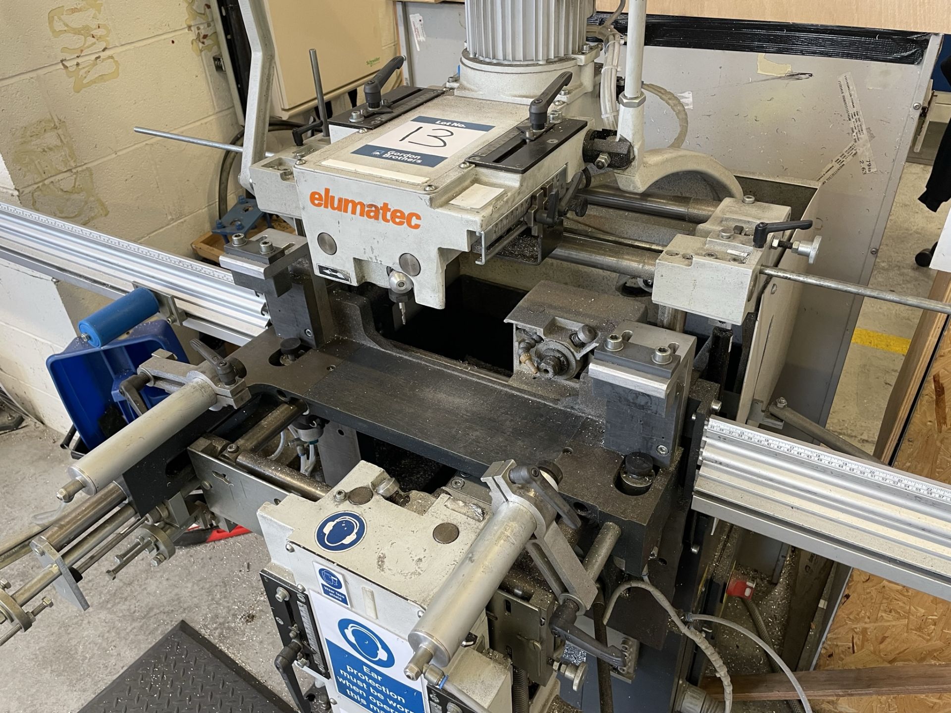Elumatec, KF178 three head copy router, Serial No. 1780021495 (DOM: 2015) with roller in and out - Image 3 of 6
