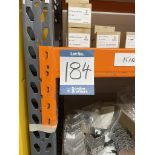 2x (no.) bays three and four tier boltless metal pallet racking, each bay 2700 x 800 x 2250mm (